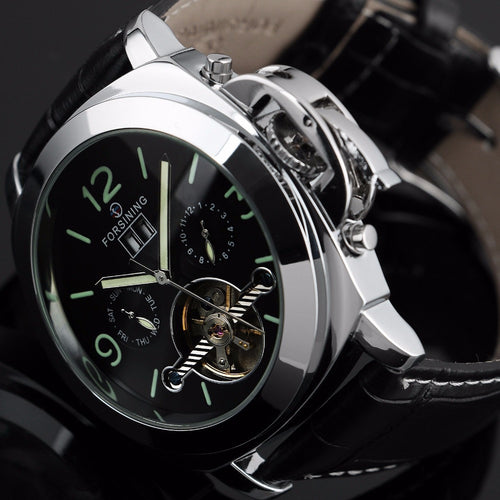 Forsining Automatic Mechanical Watch Men Montre Homme Relojes Relogio Masculino Luminous Erkek Kol Saati Watches Brand Luxury
