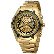 Load image into Gallery viewer, WINNER Automatic Watch Men&#39;s Classic Transparent Skeleton Mechanical Watches Military FORSINING Clock Relogio Masculino With Box
