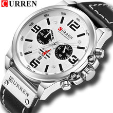 Load image into Gallery viewer, Curren 8314 Relogio Masculino Mens Watches Top Brand Luxury Men Military Sport Wristwatch Leather Quartz Watch erkek saat