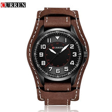 Load image into Gallery viewer, CURREN Hot Sale Sports Men Watches Leather Strap Male Clock Popular Quartz Wristwatch Relogio Masculino Horloges Mannen Saat
