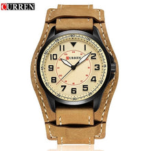 Load image into Gallery viewer, CURREN Hot Sale Sports Men Watches Leather Strap Male Clock Popular Quartz Wristwatch Relogio Masculino Horloges Mannen Saat